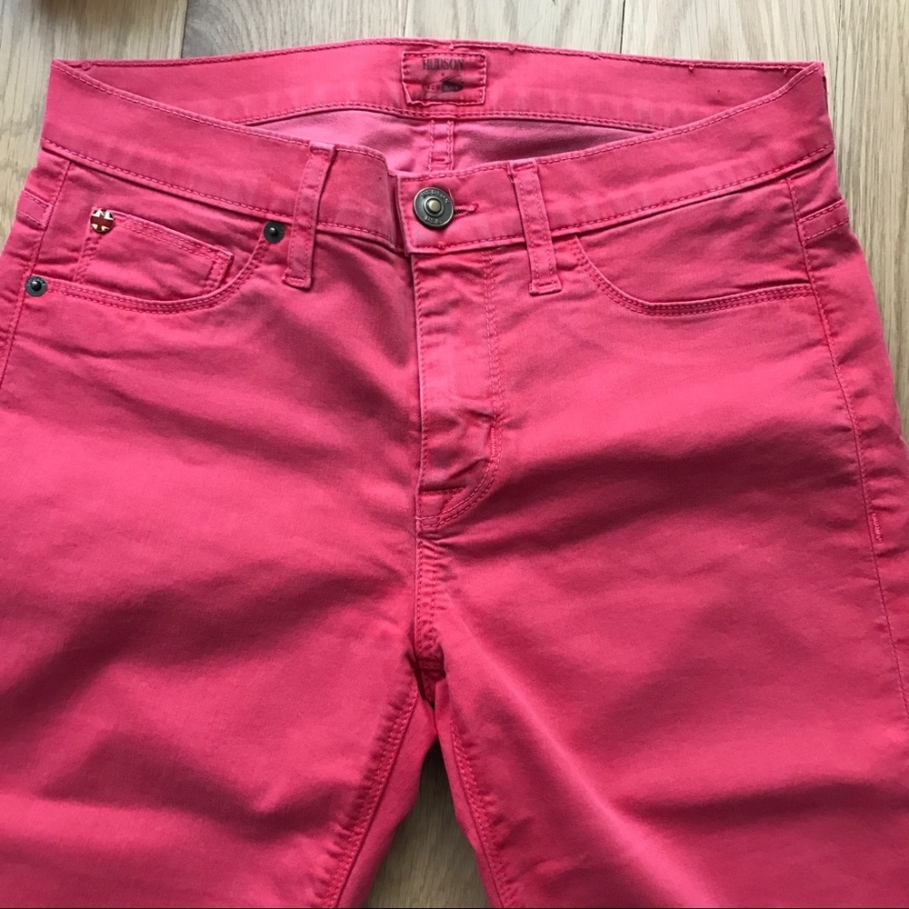 Hudson red cropped jean pant - Picture 5 of 11